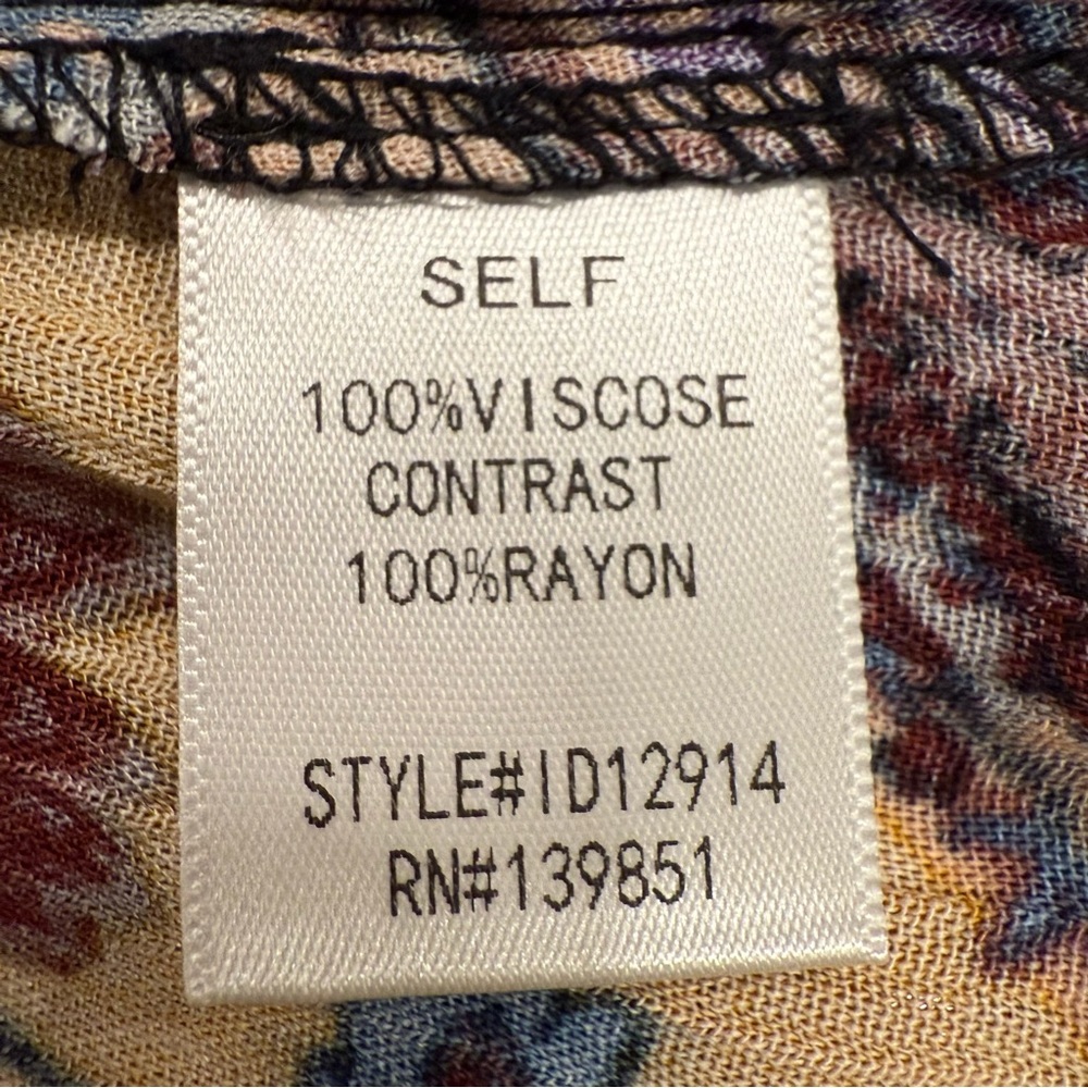 ODDY Bohemian button up long sleeve fringe Dress duster cardigan small S free - Picture 12 of 16